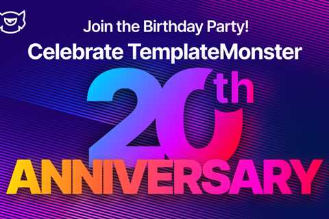 Join the Birthday Party! Celebrate 20th Anniversary with TemplateMonster