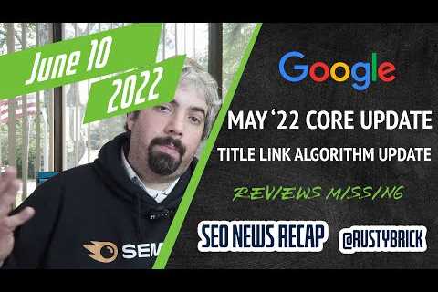 Search News Buzz Video Recap: Google Core Update Done, Title Link Algorithm Update, Google Ads API, ..