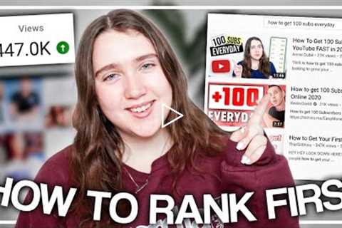 How to Rank FIRST in YouTube SEARCH to GET MORE VIEWS FAST w: Tubebuddy