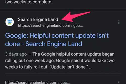 Google Tests Site Name Above URL In Mobile Search Results & Rounded Favicons Again