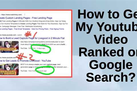 Get Your Youtube Video to Rank on Google Search FAST! 3 Steps to Rank your Youtube Videos on Google