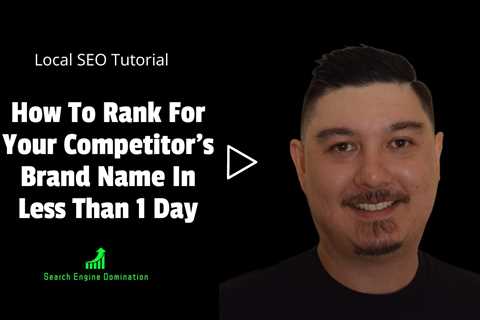 How I Ranked For My Competitor's Brands In Less Than 1 Day | SEO Moneyball | Local SEO Tutorial