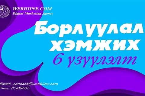 Борлуулалтыг нэмэгдүүлэх арга, чухал 6 үзүүлэлт буюу (KPI)