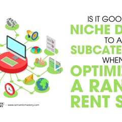 Is It Good To Niche Down To A Subcategory When Optimizing A Rank And Rent Site?