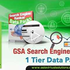 Tier 1 Over View of GSA Search Engine Ranker 7 Tier data pack   7 Tier GSA Search Engine Ranker Data