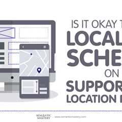 Is It Okay To Put Local Biz Schema On Supporting Location Pages?