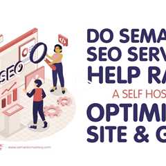Do Semantic SEO's Services Help Rank A Self Hosted Optimized Site & GBP?