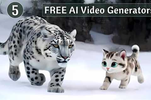 Top 5 FREE And UNLIMITED AI Video Generators