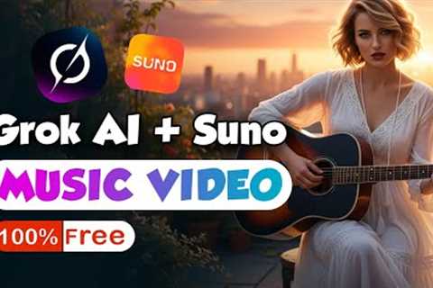 I Made a Full AI Music Video Using Grok + Suno… FOR FREE (Insane Results!)