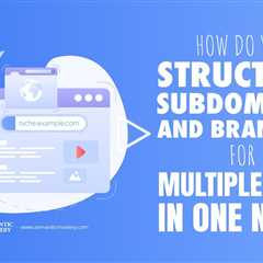 How Do You Structure Subdomains and Branding for Multiple GBPs in One Niche?