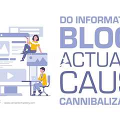 Do Informational Blogs Actually Cause Cannibalization?
