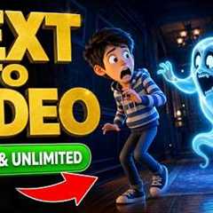 100% FREE AND UNLIMITED AI Video Generator | Text To Video And Image To Video AI